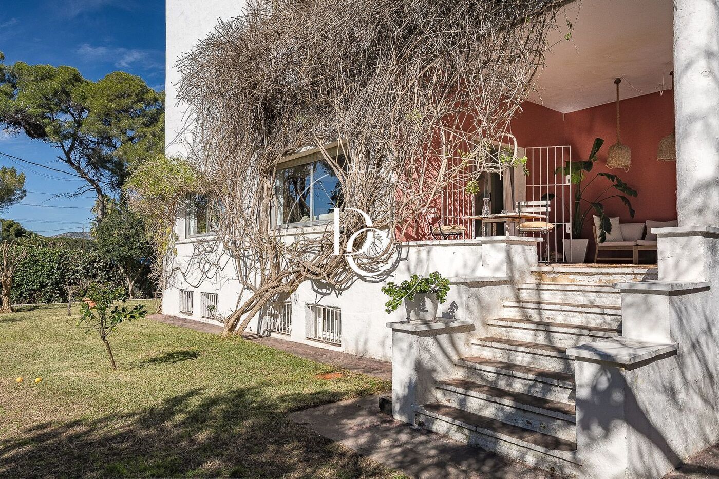 Garden of House or chalet for rent in Sitges  with Air Conditioner, Heating and Private garden