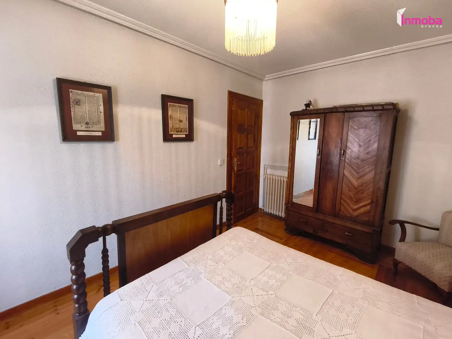 Schlafzimmer von Wohnung zum Verkauf in Aranda de Duero mit Heizung, Parkett und Balkon