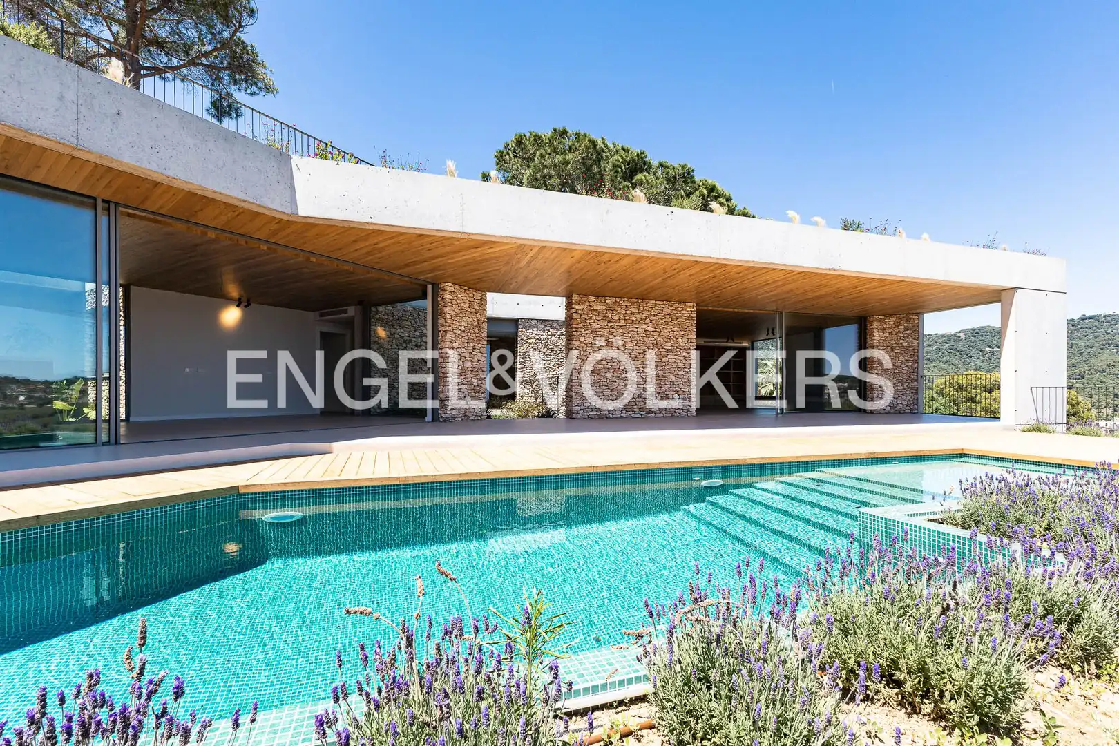 Swimming pool of Houses for sale in Cabrils  with Heating, Private garden and Parquet flooring