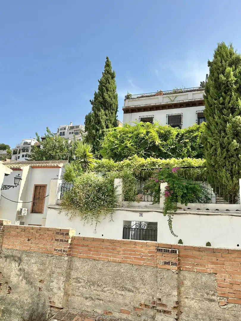 Exterior view of Flat for rent in Granada  with Parquet flooring, Furnished and Washing machine