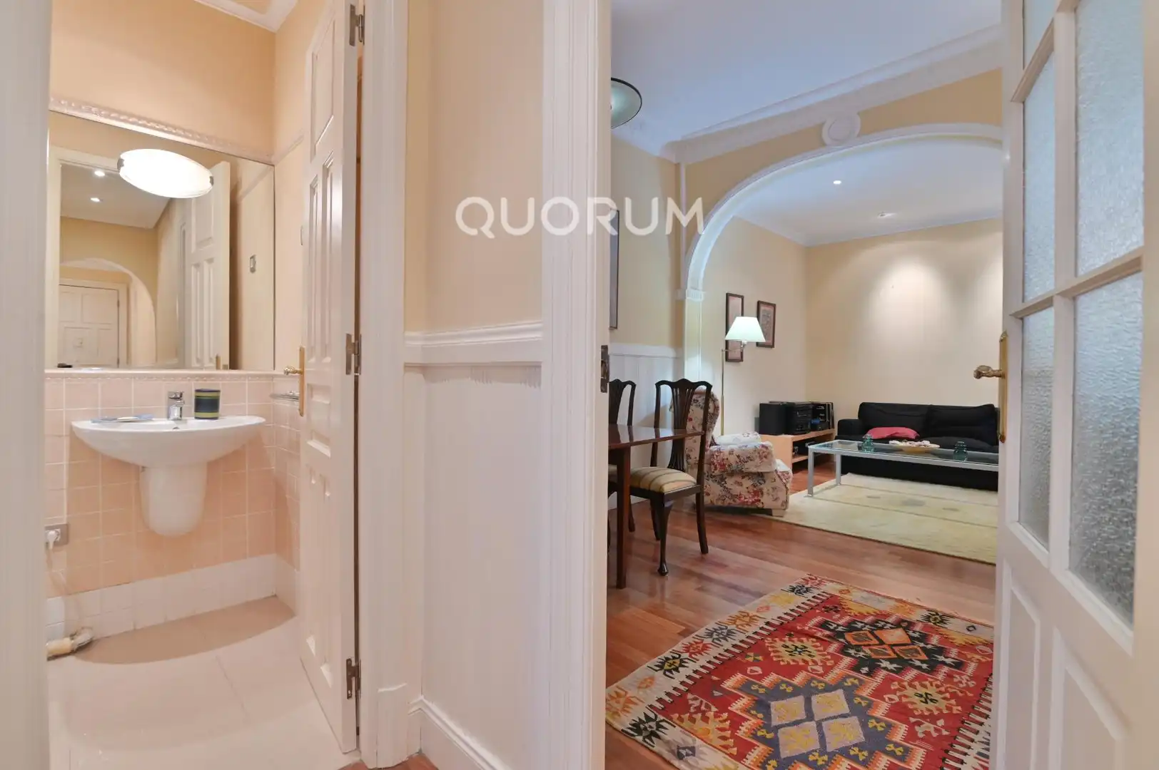 Living room of Flat for rent in Indautxu