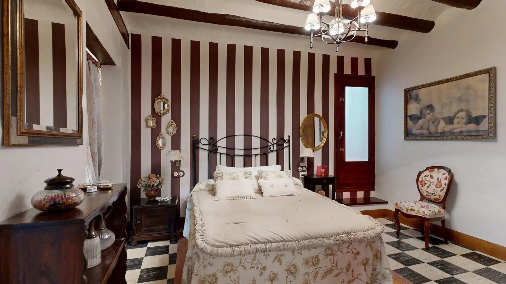Habitación de Casa o chalet en venta en Magallón con Jardín privado, Terraza y Amueblado