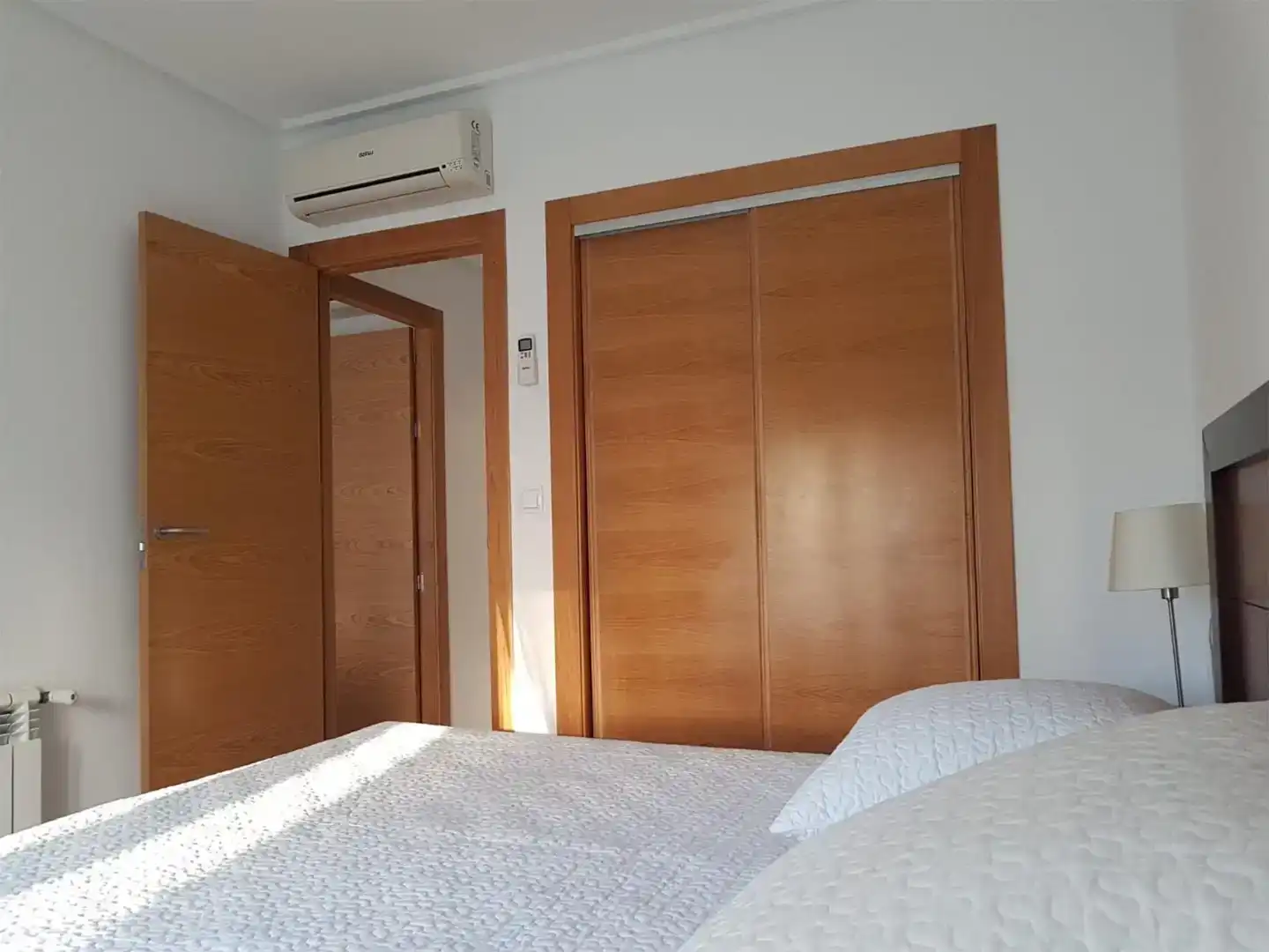 Dormitori de Apartament en venda en Murcia amb Aire condicionat, Jardí privat i Parquet