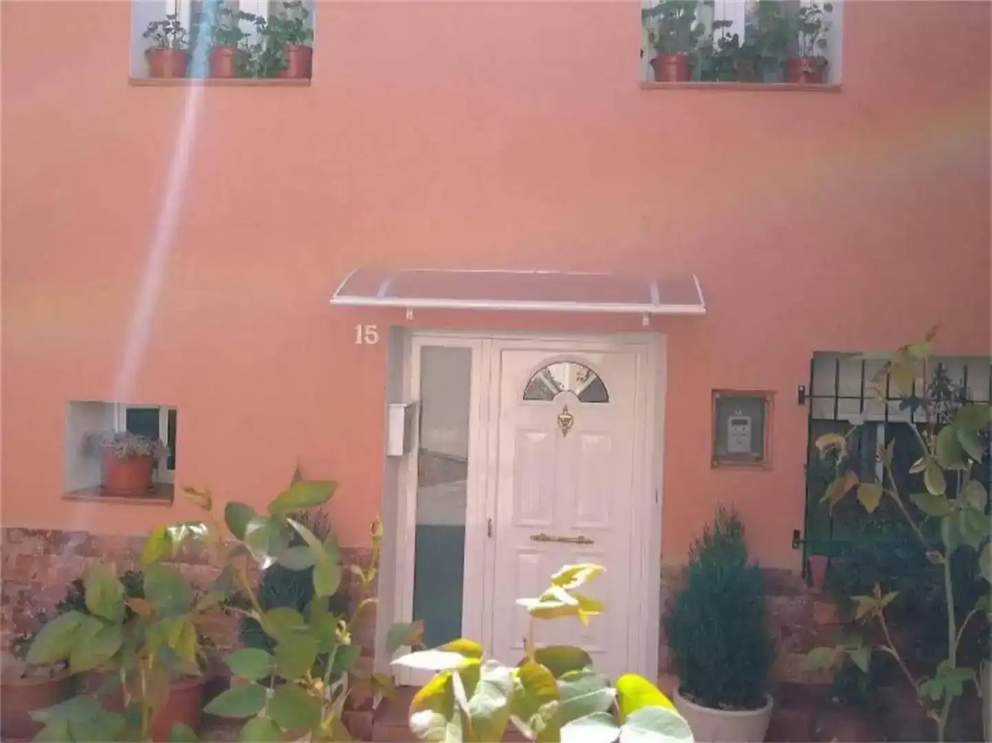 Vista exterior de Casa adosada en venda en Aniñón amb Jardí privat, Parquet i Traster