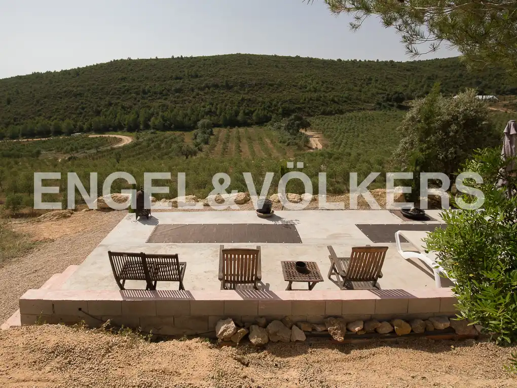 Terraza de Casa o chalet en venta en Enguera con Aire acondicionado, Calefacción y Jardín privado