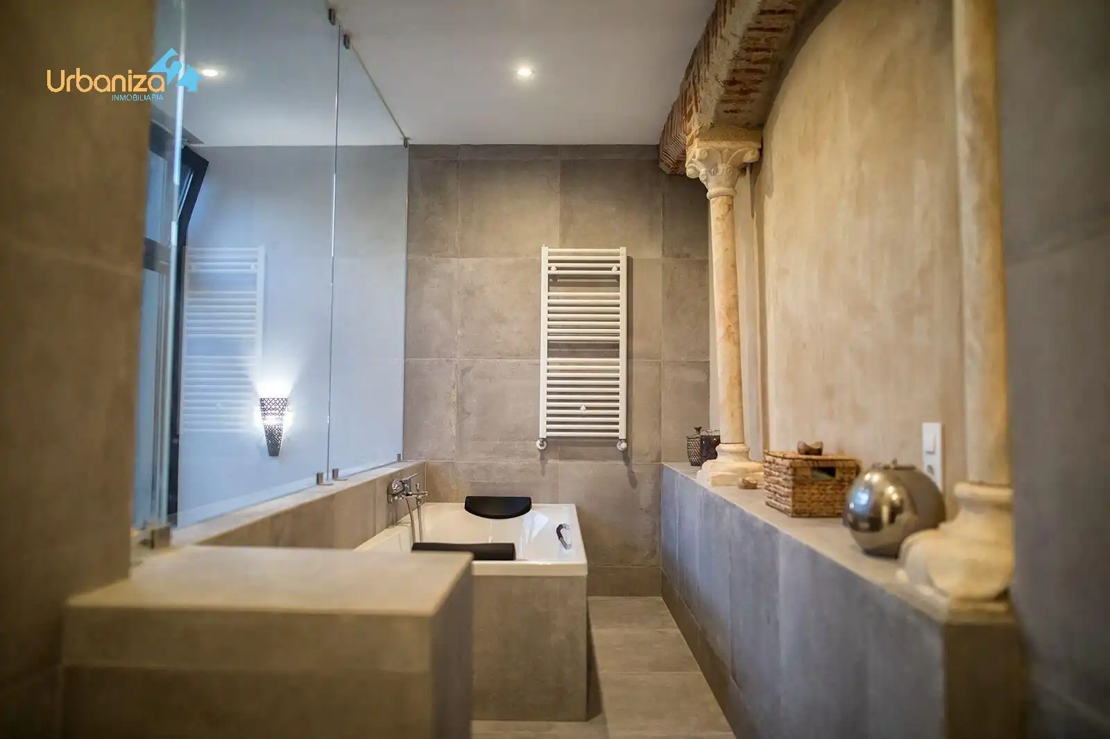 Baño de Casa o chalet en venta en Badajoz con Aire acondicionado, Calefacción y Terraza