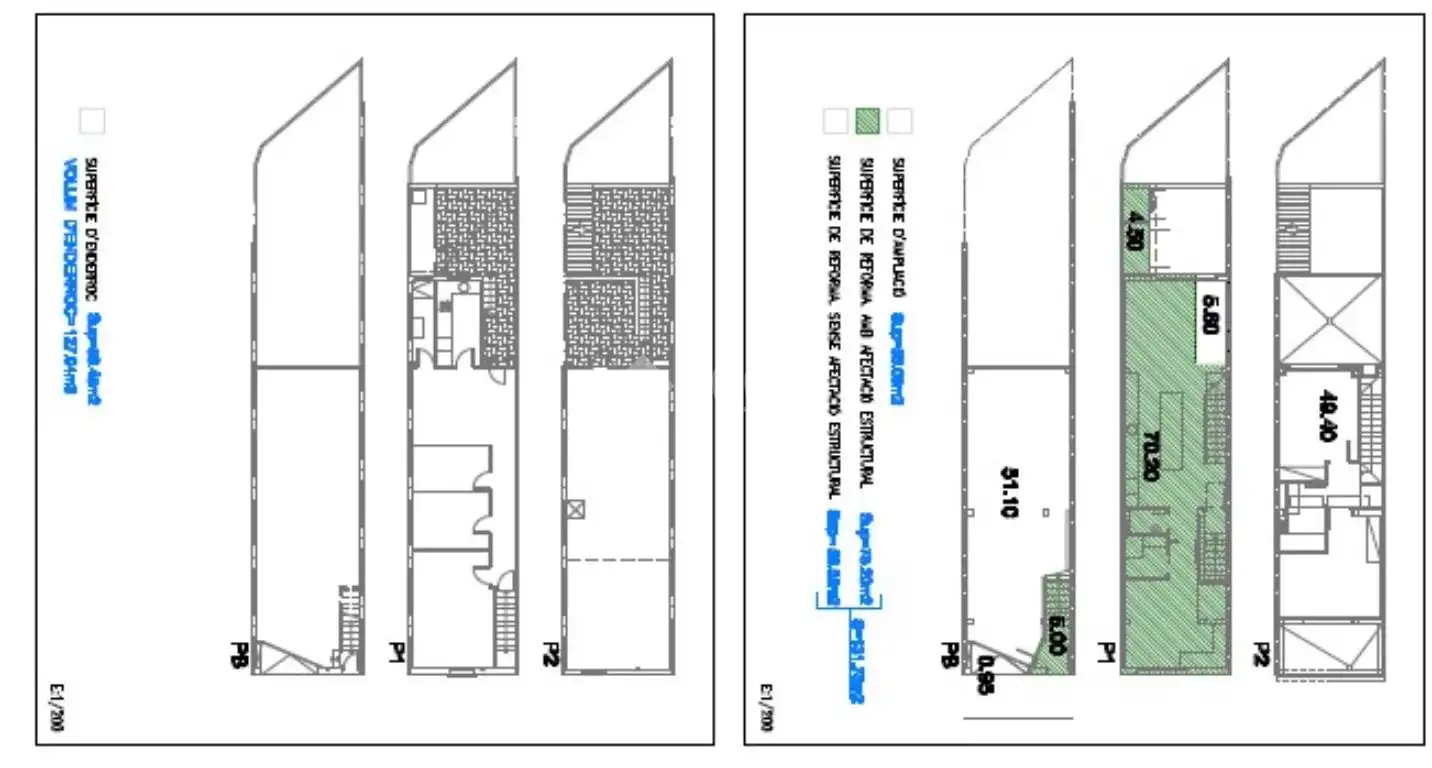 Außenansicht von Einfamilien-Reihenhaus zum Verkauf in Terrassa mit Terrasse