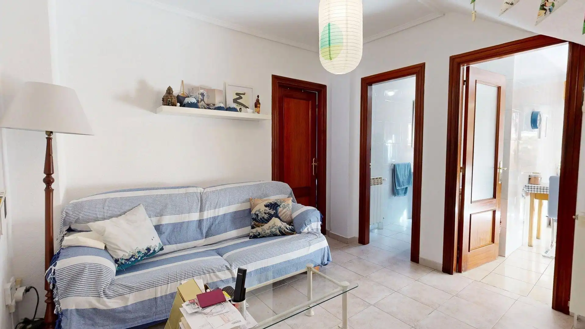 Sala d'estar de Casa o xalet en venda en Zaragoza amb Calefacció, Terrassa i Moblat