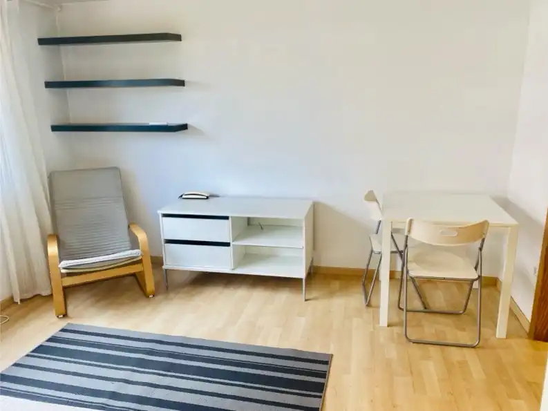 Sala de estar de Estudio de alquiler en Madrid