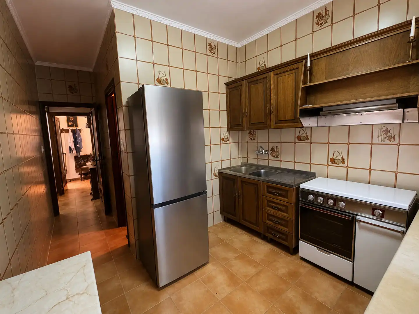 Cocina de Finca rústica en venta en Andújar con Aire acondicionado, Terraza y Piscina