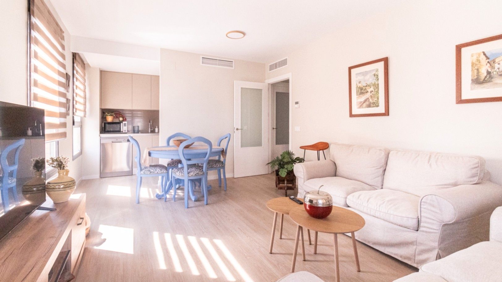 Living room of Flat for sale in Dénia  with Air Conditioner, Heating and Private garden