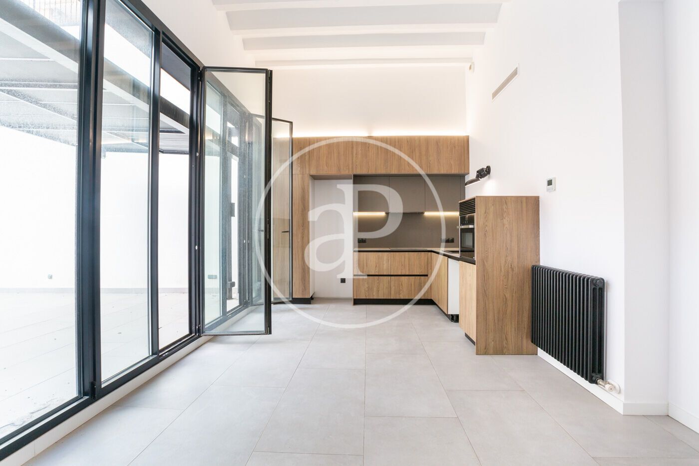 Cuina de Pis en venda en  Barcelona Capital amb Aire condicionat, Calefacció i Jardí privat