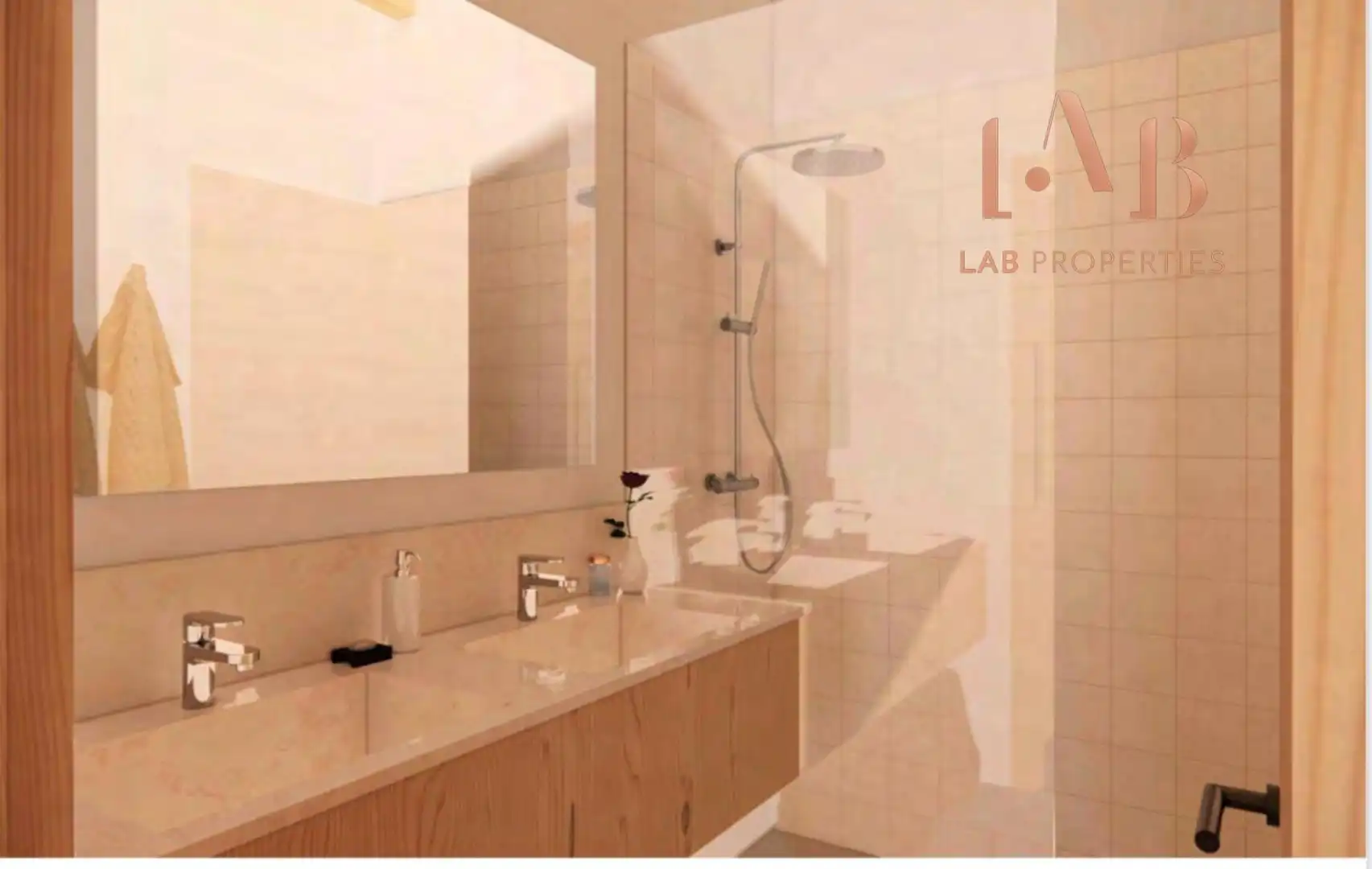 Bathroom of Detached homes for sale in Ses Salines  with Air Conditioner, Private garden and Swimming Pool