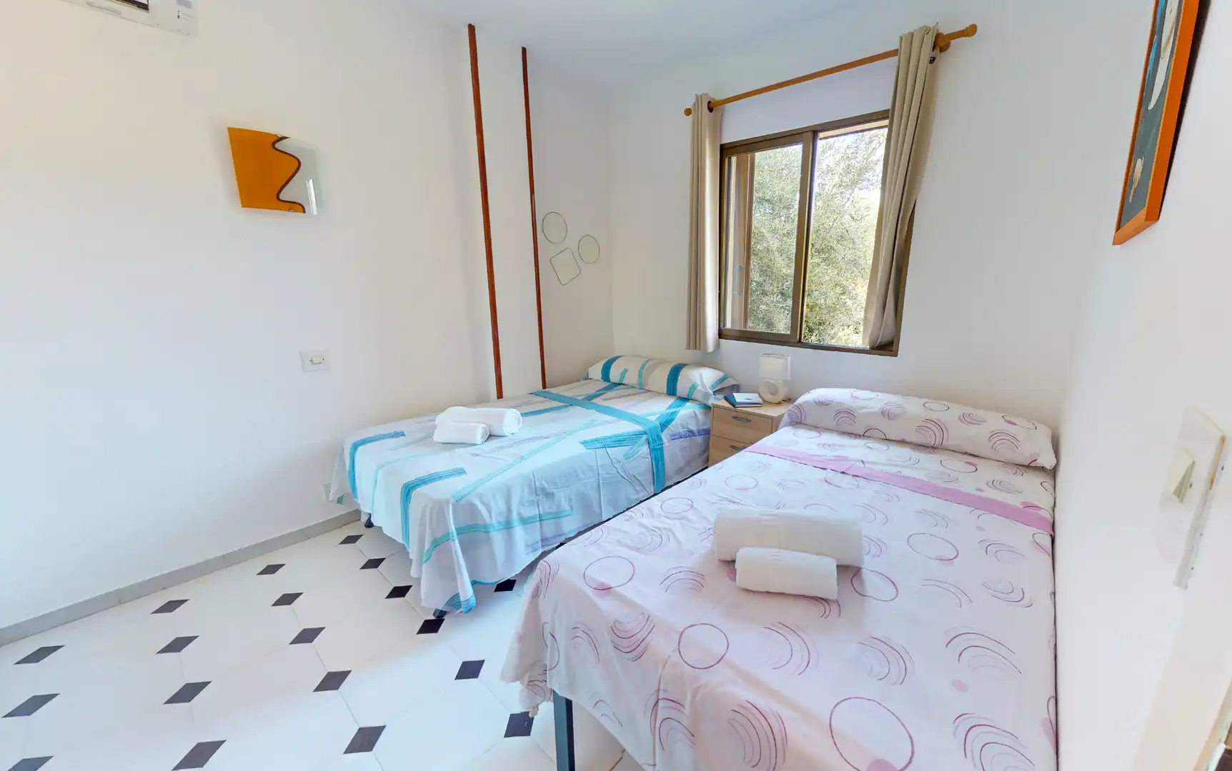 Bedroom of Flat for rent in Dénia  with Air Conditioner, Heating and Terrace