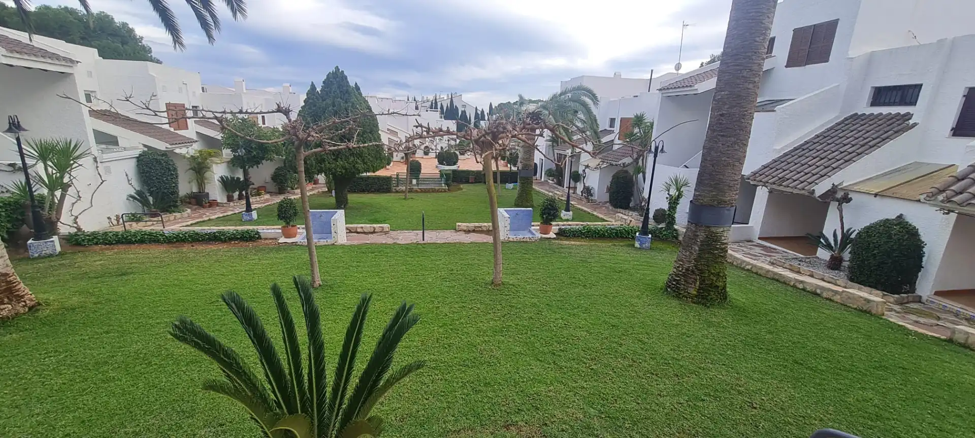 Garten von Einfamilien-Reihenhaus zum Verkauf in Alcalà de Xivert mit Klimaanlage, Terrasse und Möbliert