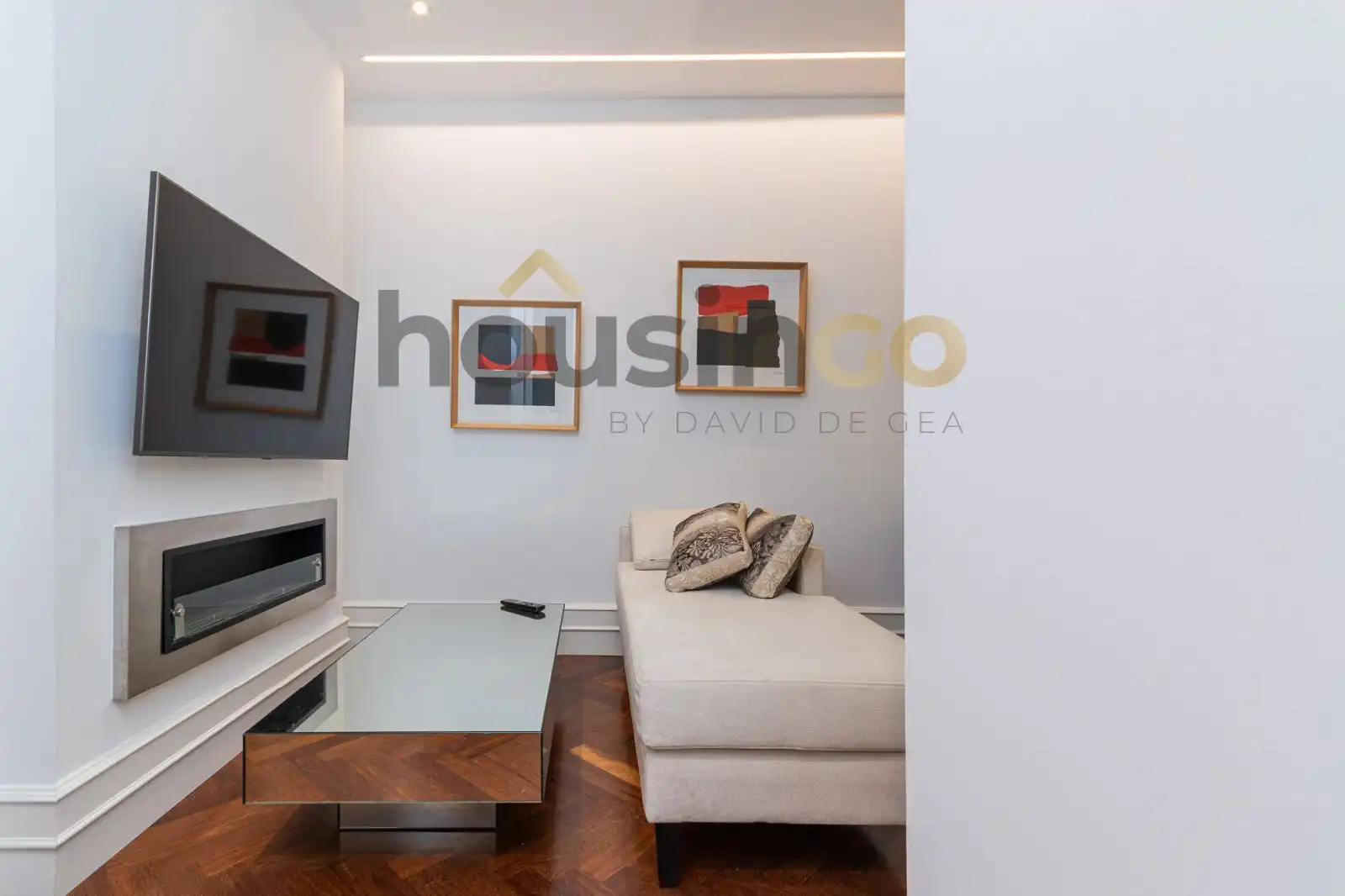 Wohnzimmer von Wohnung zur Miete in Madrid mit Heizung und Möbliert