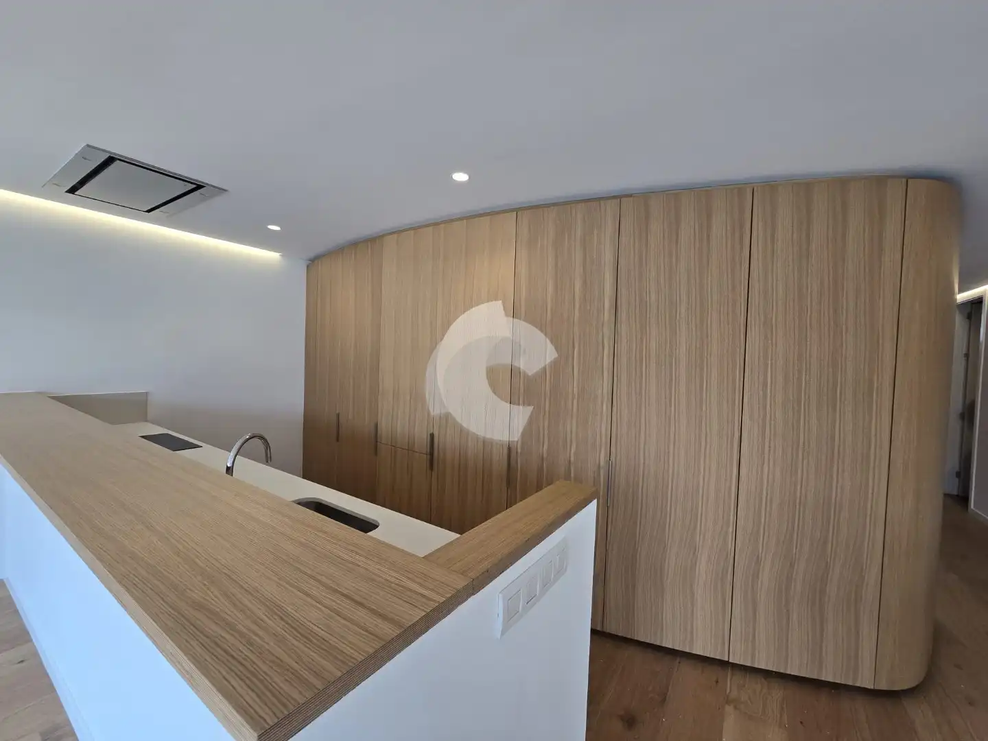 Kitchen of Flat for sale in Ourense Capital   with Heating, Terrace and Storage room