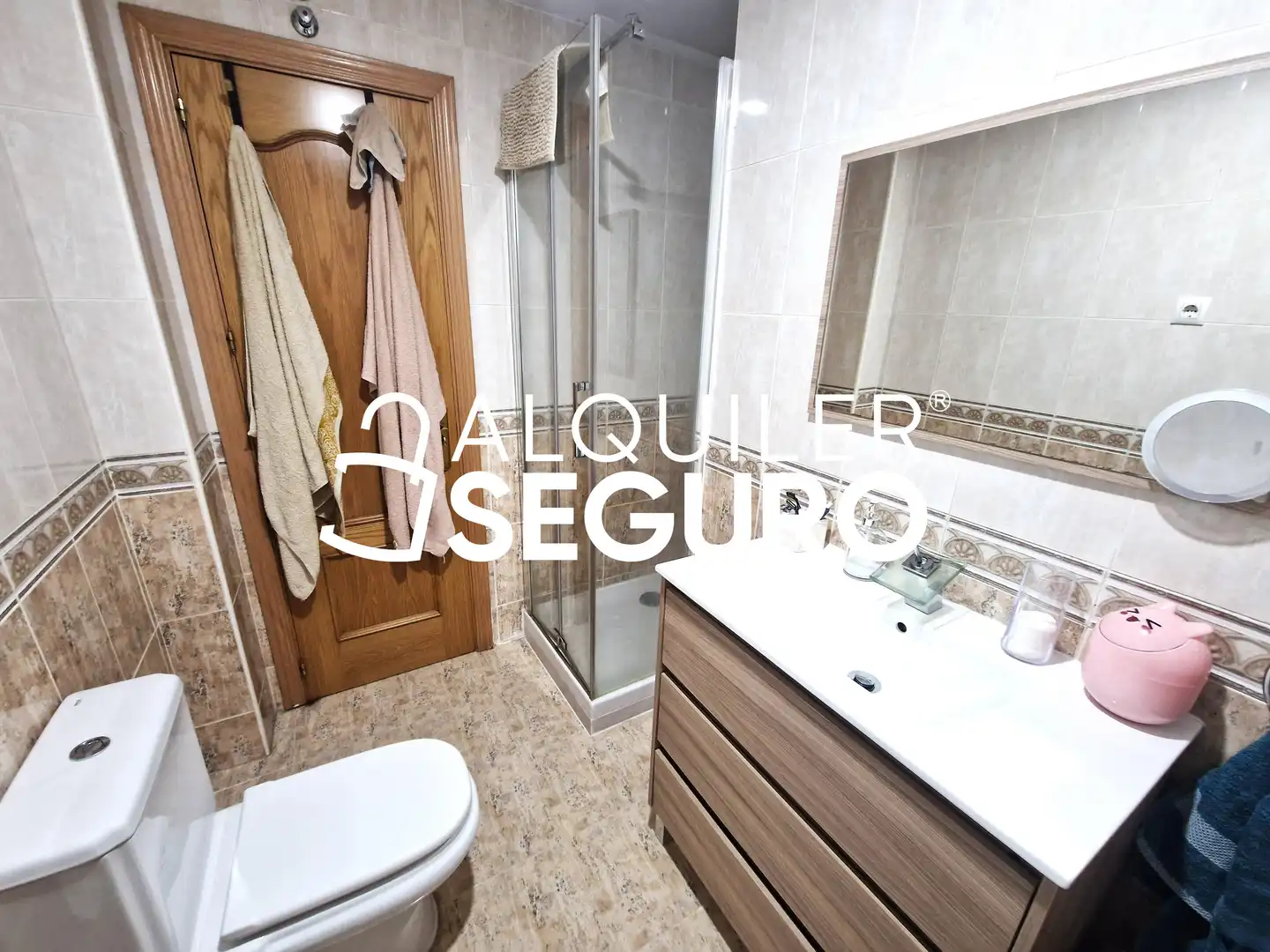 Badezimmer von Wohnung zur Miete in Humanes de Madrid mit Klimaanlage, Heizung und Terrasse