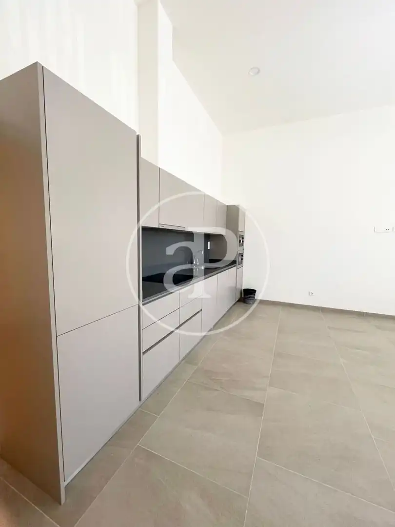 Cuina de Pis de lloguer en Valencia amb Aire condicionat, Calefacció i Terrassa