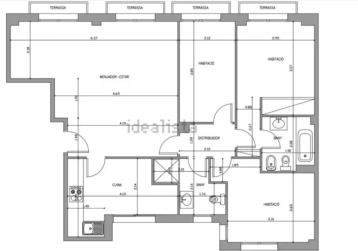 Wohnung mit Aufzug zum Verkauf in Calle CARBONELL, imagen 30