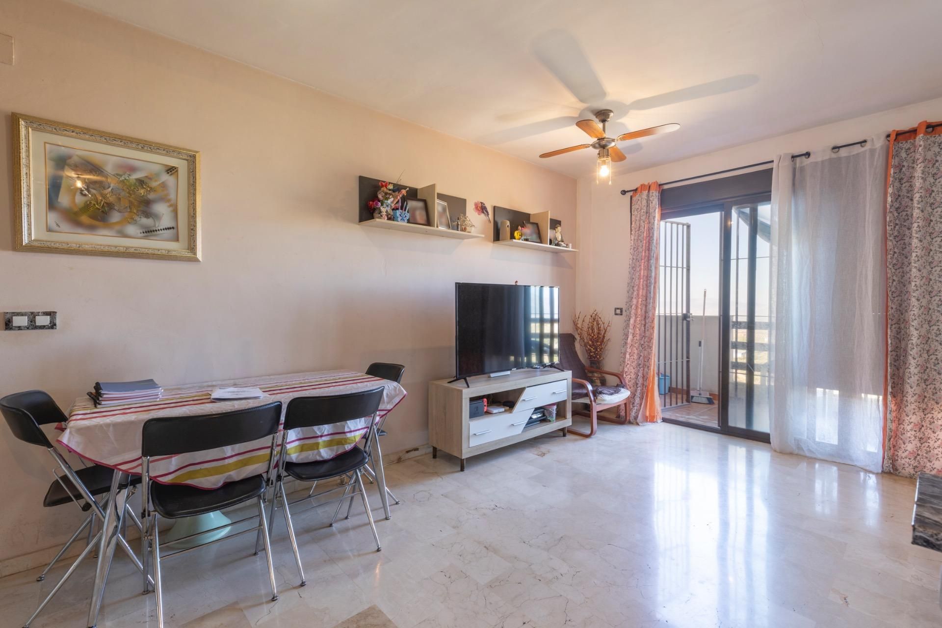 Sala d'estar de Àtic en venda en Cogollos de la Vega amb Aire condicionat, Terrassa i Traster