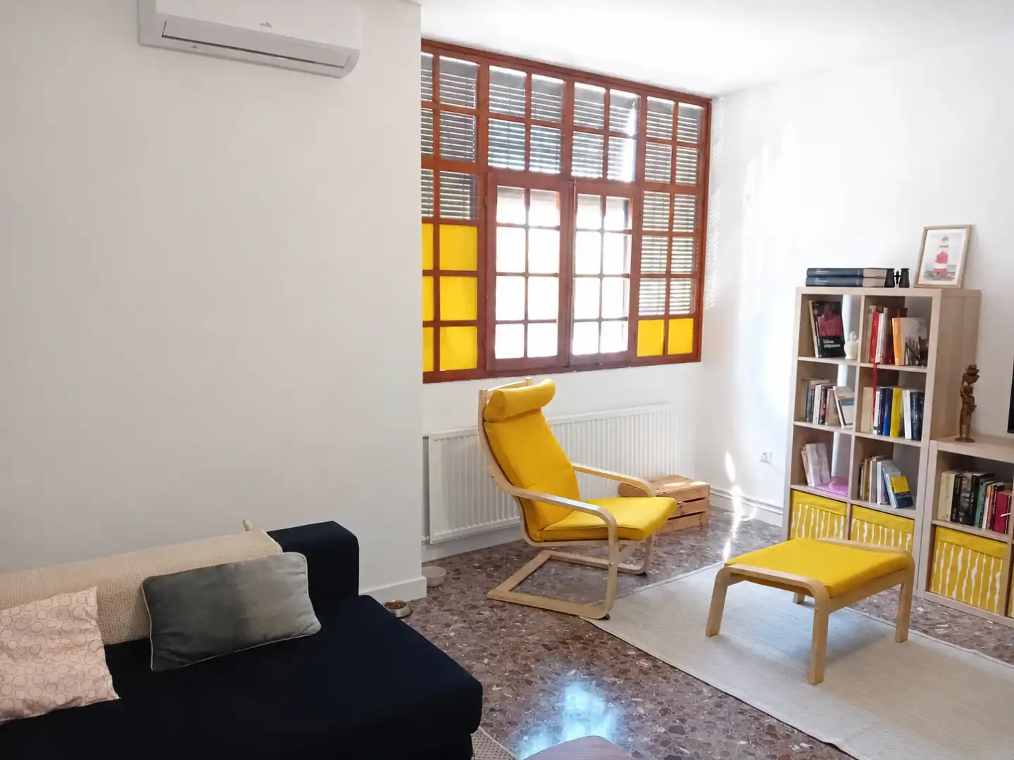 Wohnzimmer von Wohnung zum Verkauf in Almagro mit Klimaanlage, Heizung und Terrasse