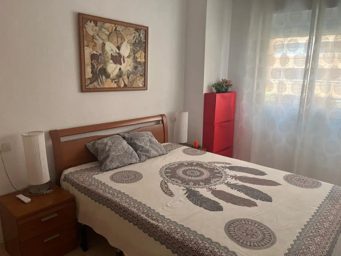 Bedroom of Flat for sale in Oropesa del Mar / Orpesa  with Air Conditioner, Terrace and Swimming Pool