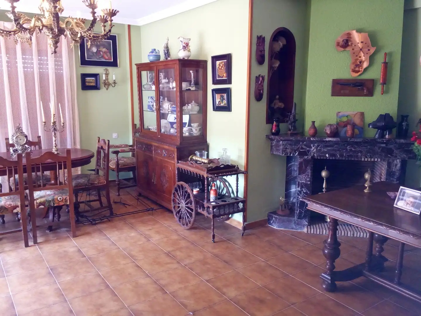 Dining room of Houses for sale in Gozón  with Heating, Parquet flooring and Terrace