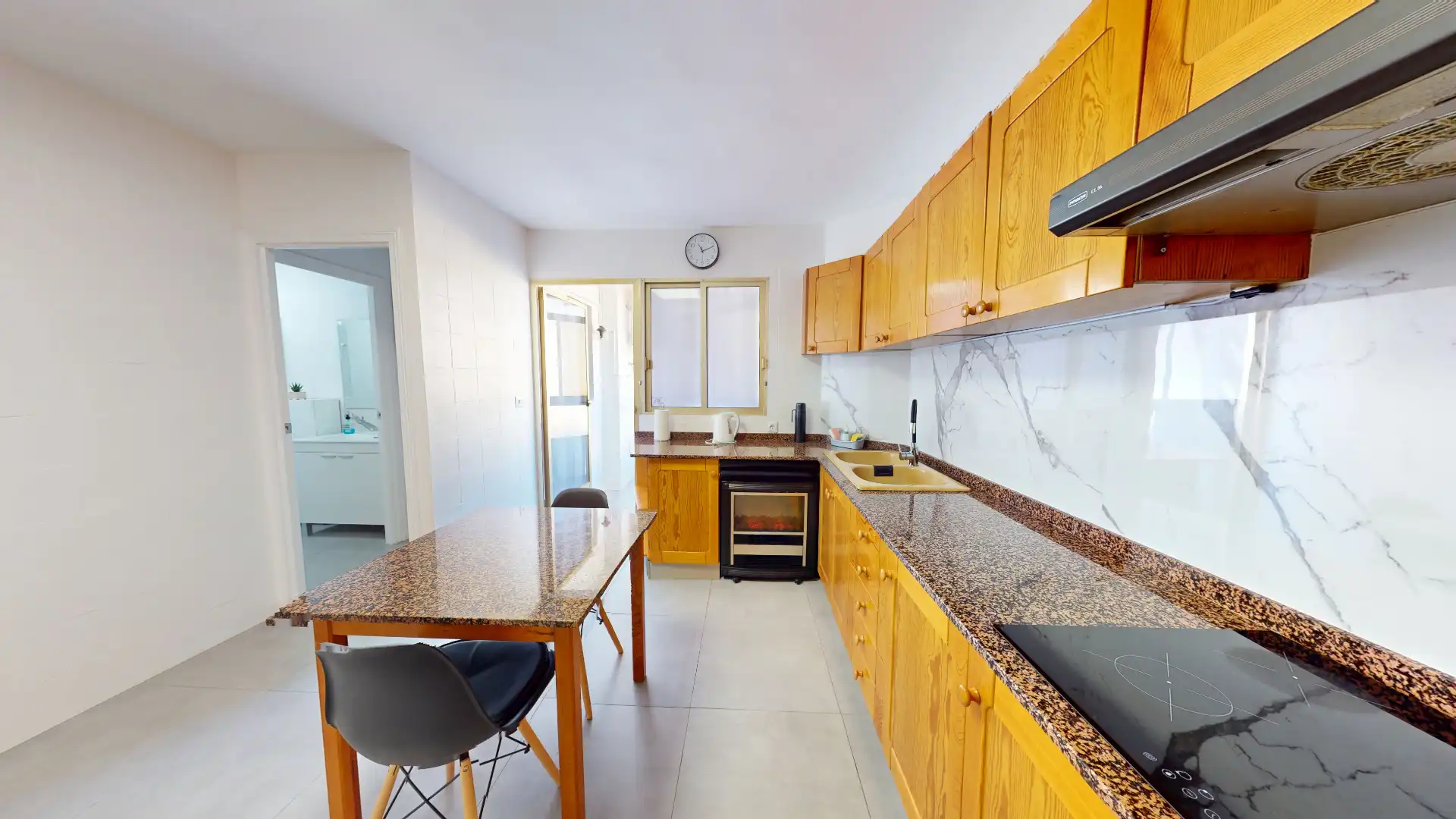 Küche von Wohnung zum Verkauf in Jijona / Xixona mit Klimaanlage, Heizung und Terrasse