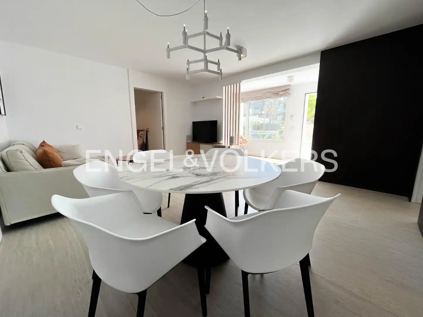Comedor de Casa o chalet de alquiler en Jávea / Xàbia con Aire acondicionado, Calefacción y Jardín privado
