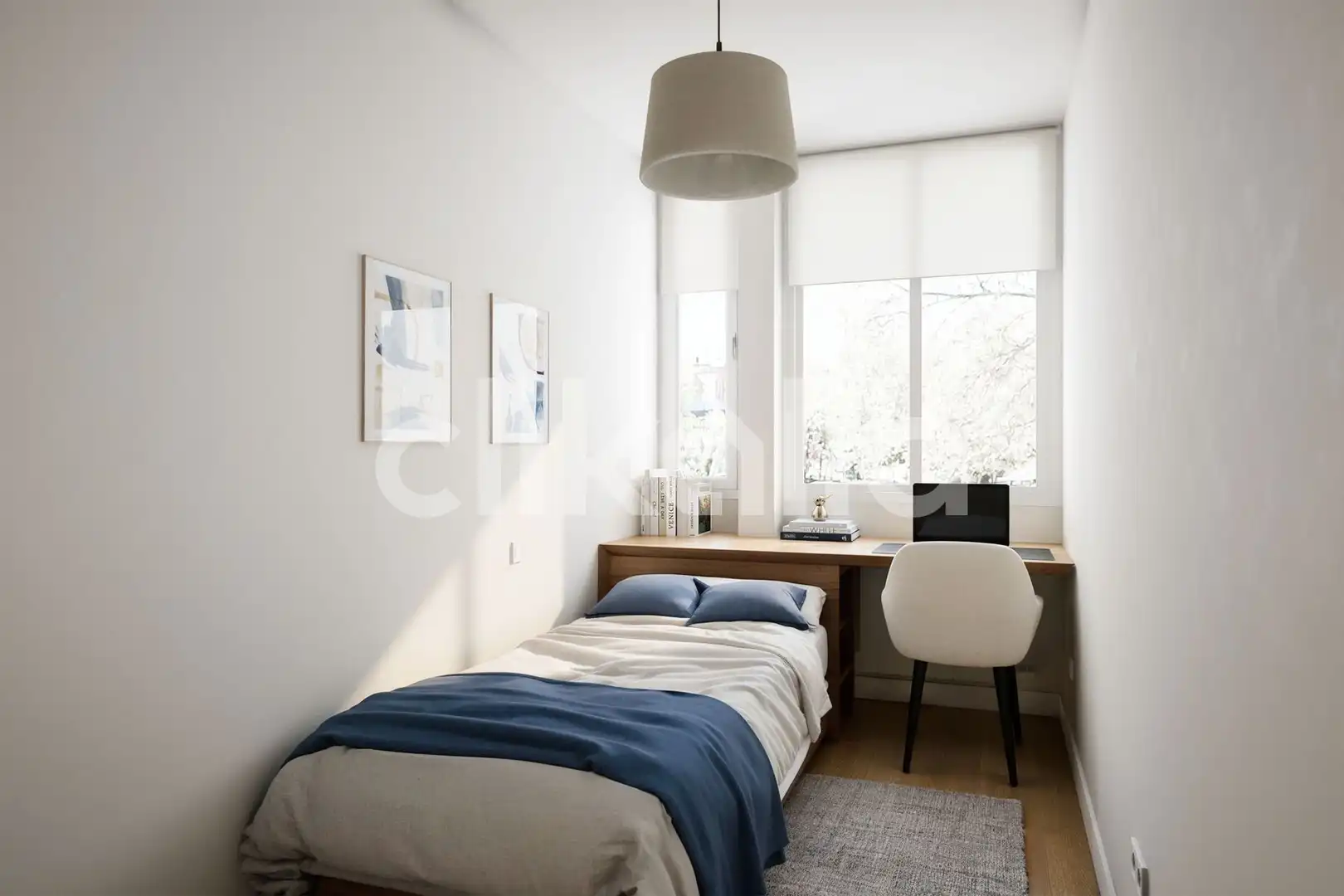 Bedroom of Flat for sale in Madrid  with Air Conditioner and Heating