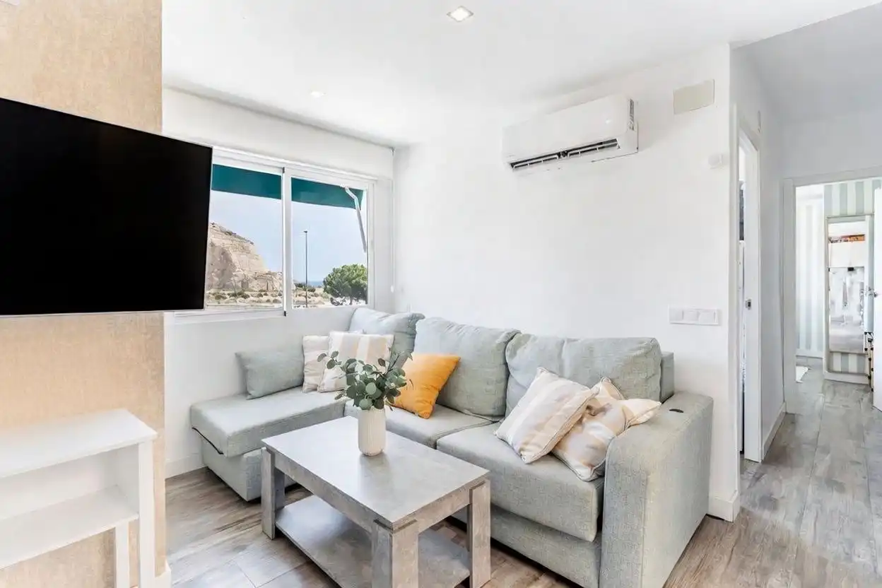 Sala d'estar de Pis en venda en Alicante / Alacant amb Aire condicionat, Calefacció i Terrassa