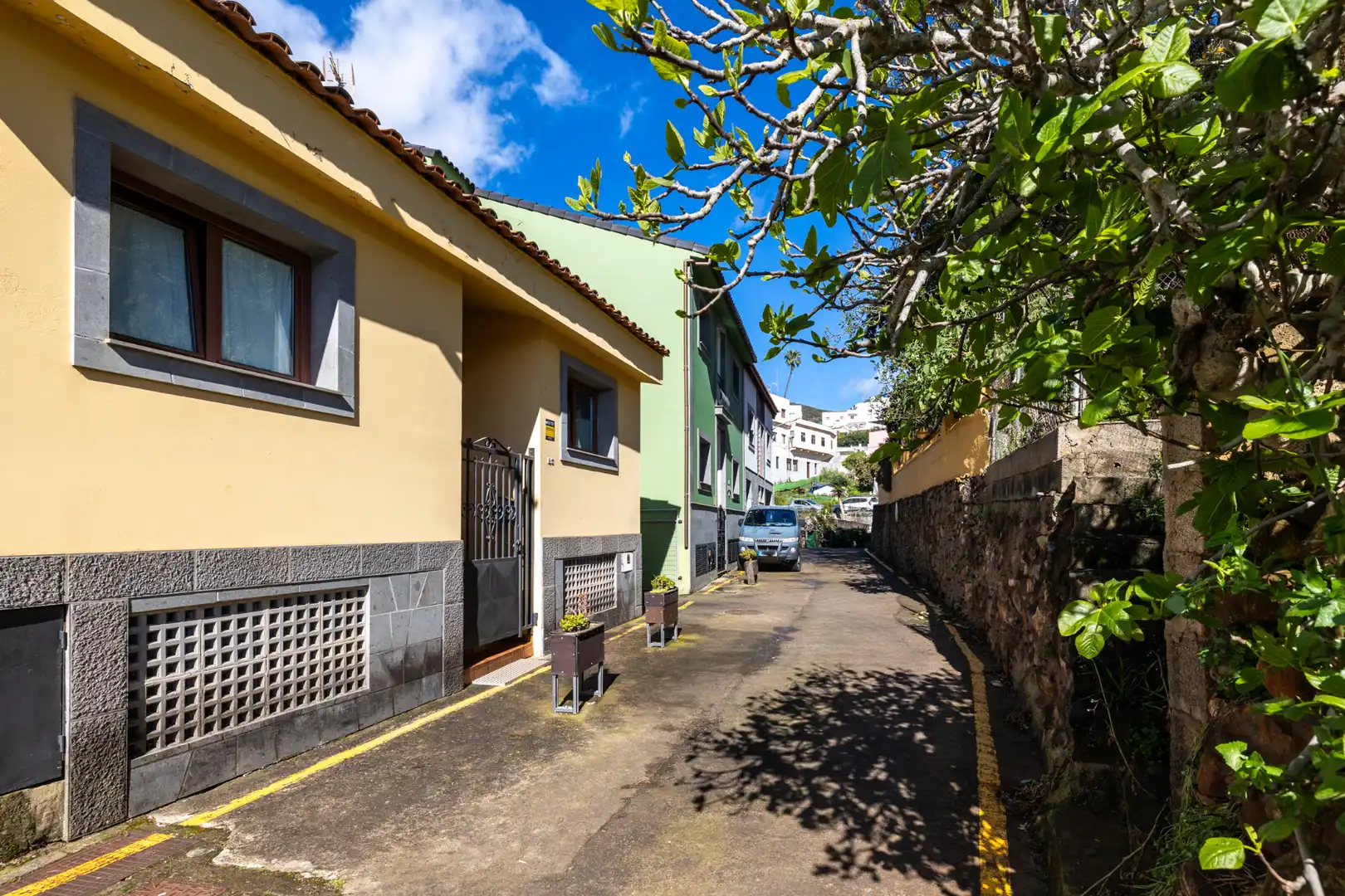 Vista exterior de Casa adosada en venta en Teror con Jardín privado, Terraza y Amueblado