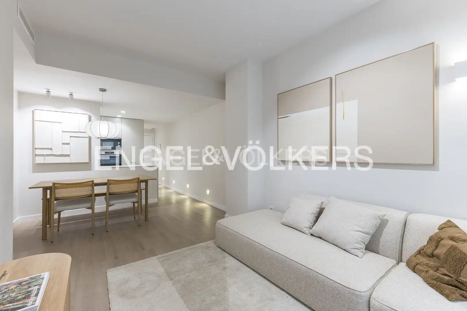 Sala de estar de Piso en venta en Barcelona con Aire acondicionado, Calefacción y Parquet