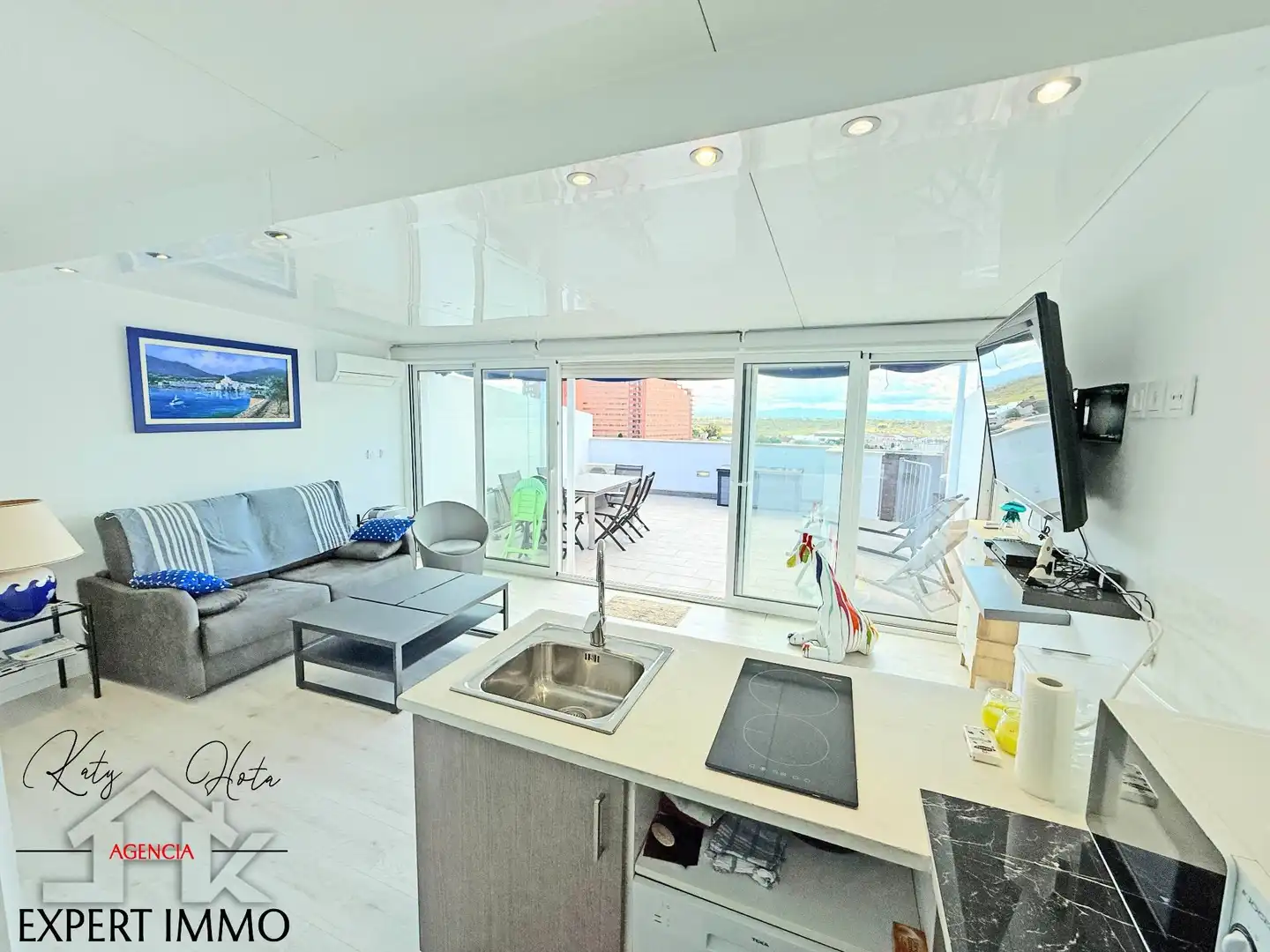 Terraza de Apartamento en venta en Roses con Aire acondicionado, Calefacción y Terraza
