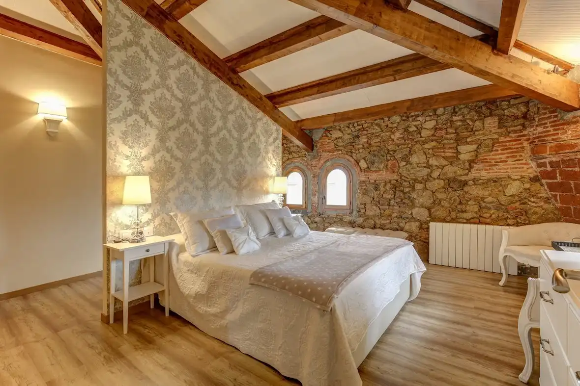 Schlafzimmer von Country house zum Verkauf in Llinars del Vallès mit Klimaanlage, Heizung und Abstellraum