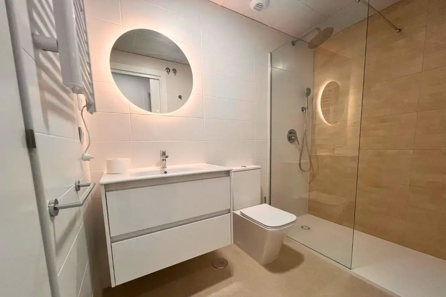 Badezimmer von Wohnungen zur Miete in Torre-Pacheco mit Klimaanlage, Terrasse und Möbliert