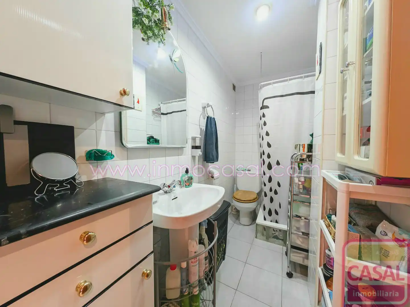Bathroom of Flat for sale in Langreo  with Heating, Storage room and Furnished