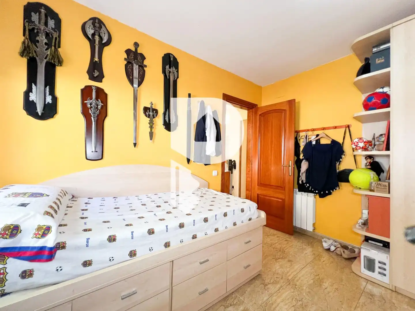 Bedroom of Houses for sale in Corbera de Llobregat  with Air Conditioner, Terrace and Storage room