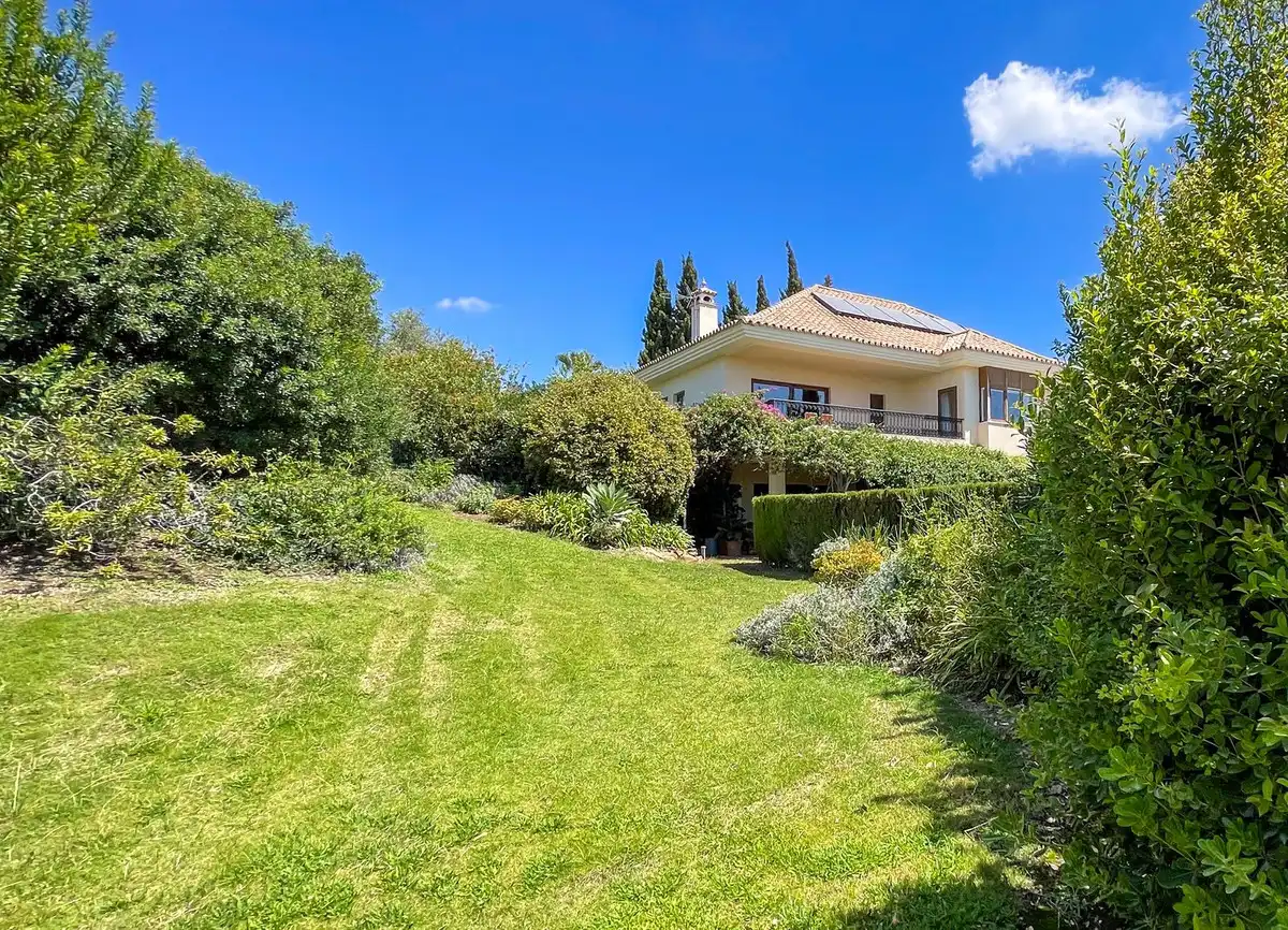 Garden of Houses for sale in Marbella  with Terrace and Swimming Pool