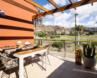 Terrace of House or chalet for sale in Mogán  with Air Conditioner, Heating and Private garden