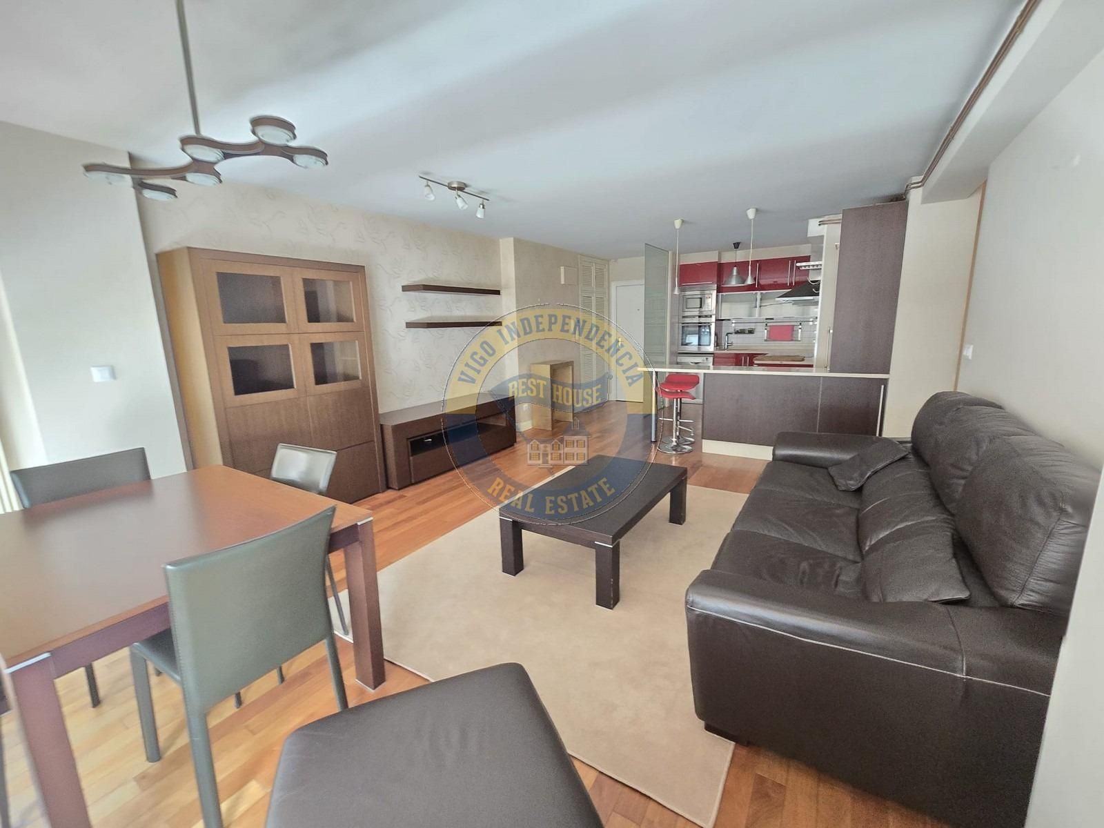 Living room of Apartment for sale in Vigo   with Heating, Private garden and Terrace