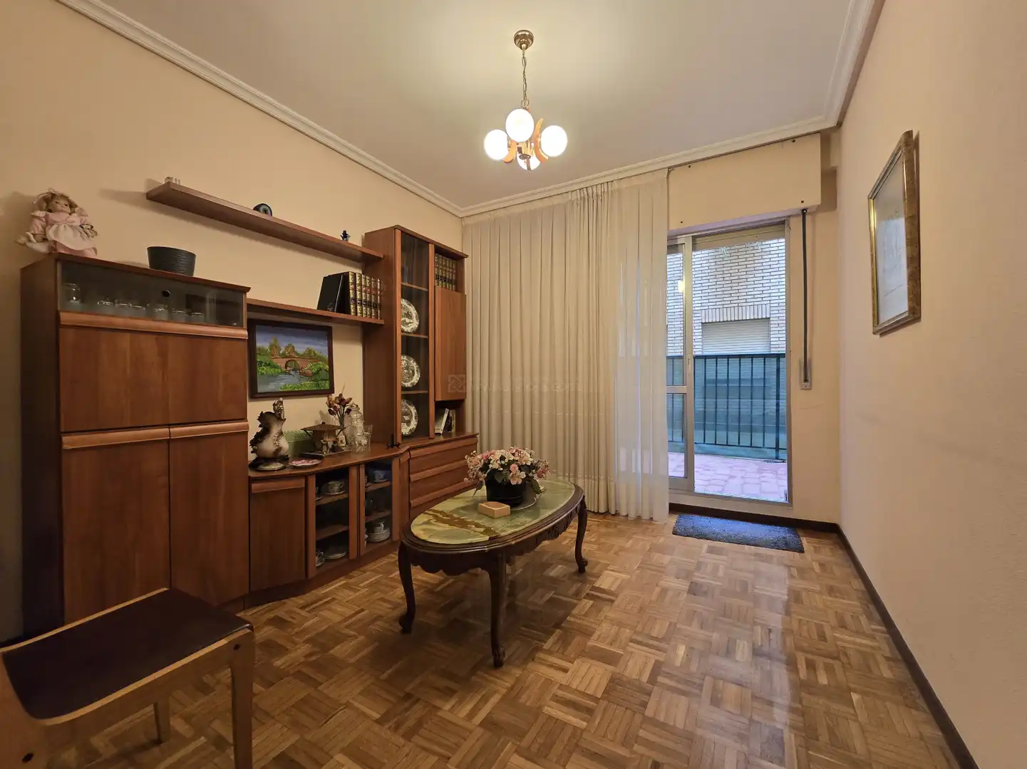 Living room of Flat for sale in  Logroño  with Heating, Parquet flooring and Terrace