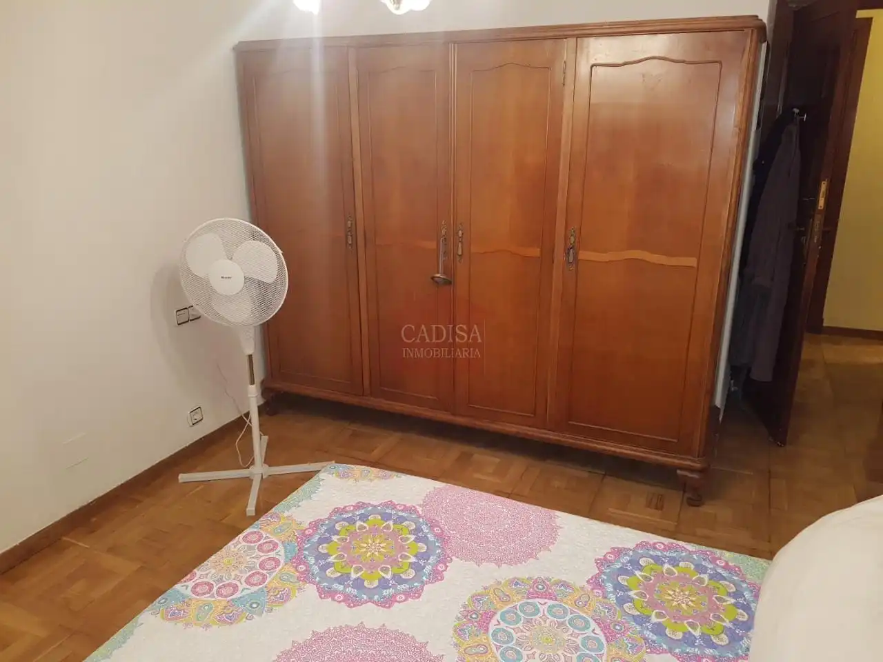 Schlafzimmer von Wohnung zur Miete in Salamanca mit Heizung, Parkett und Möbliert