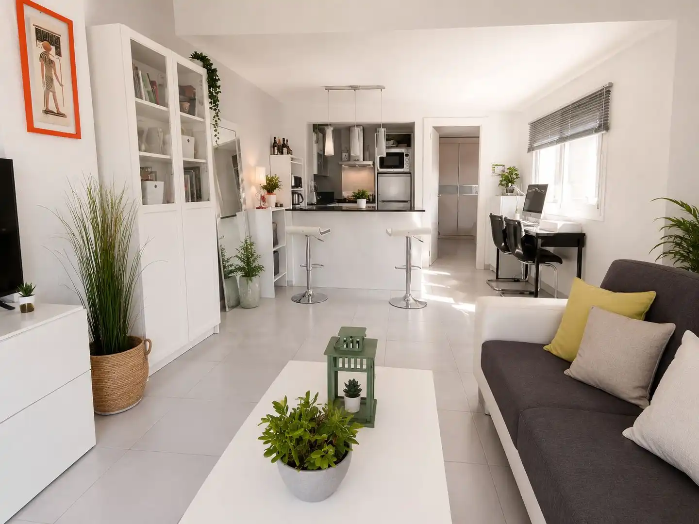 Sala de estar de Ático en venta en Málaga con Aire acondicionado, Calefacción y Terraza