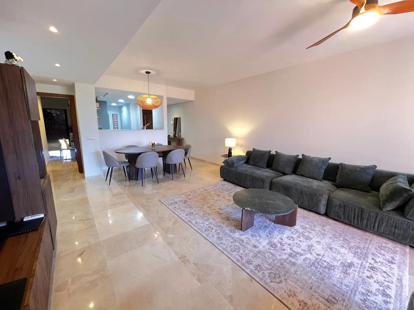 Living room of Attic for rent in Marbella  with Air Conditioner, Heating and Terrace