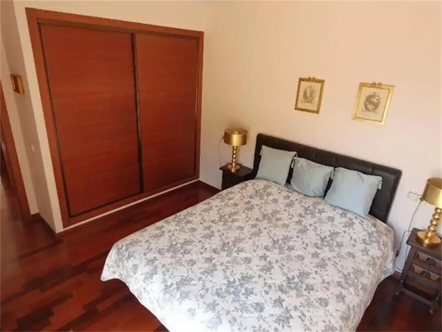 Schlafzimmer von Wohnung zur Miete in Jávea / Xàbia mit Klimaanlage, Privatgarten und Parkett