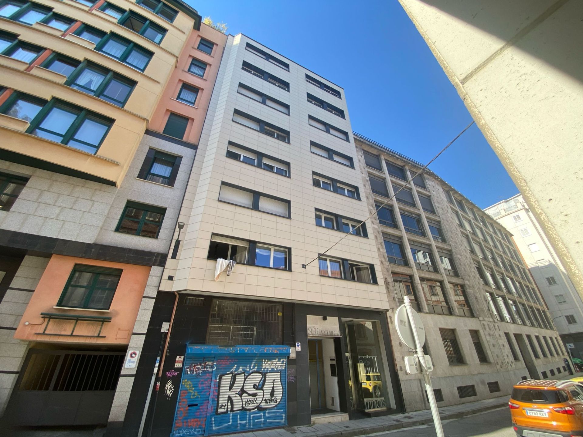 Exterior view of Flat for sale in Burgos Capital  with Heating and Parquet flooring