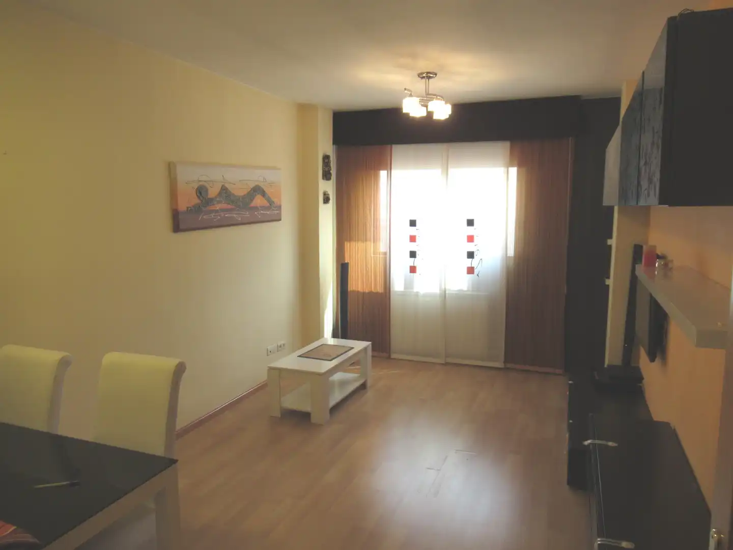 Sala de estar de Piso de alquiler en Zaragoza con Calefacción, Parquet y Amueblado