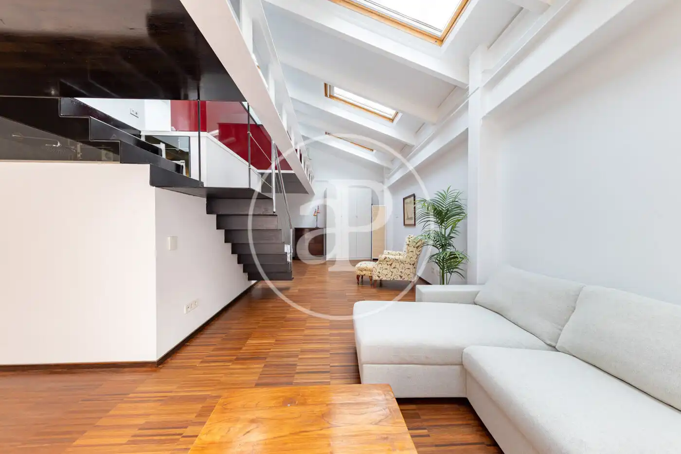 Living room of Flat for rent in  Palma de Mallorca  with Air Conditioner, Heating and Furnished